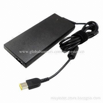 Slim 90W X1 Carbon Touch Ultra-book AC Adapter, Rectangle Tip with Pin Inside